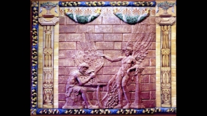 Mural en relieve de cerámica